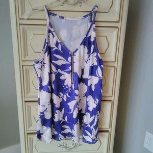 Long zippered Tunic/Tank Top